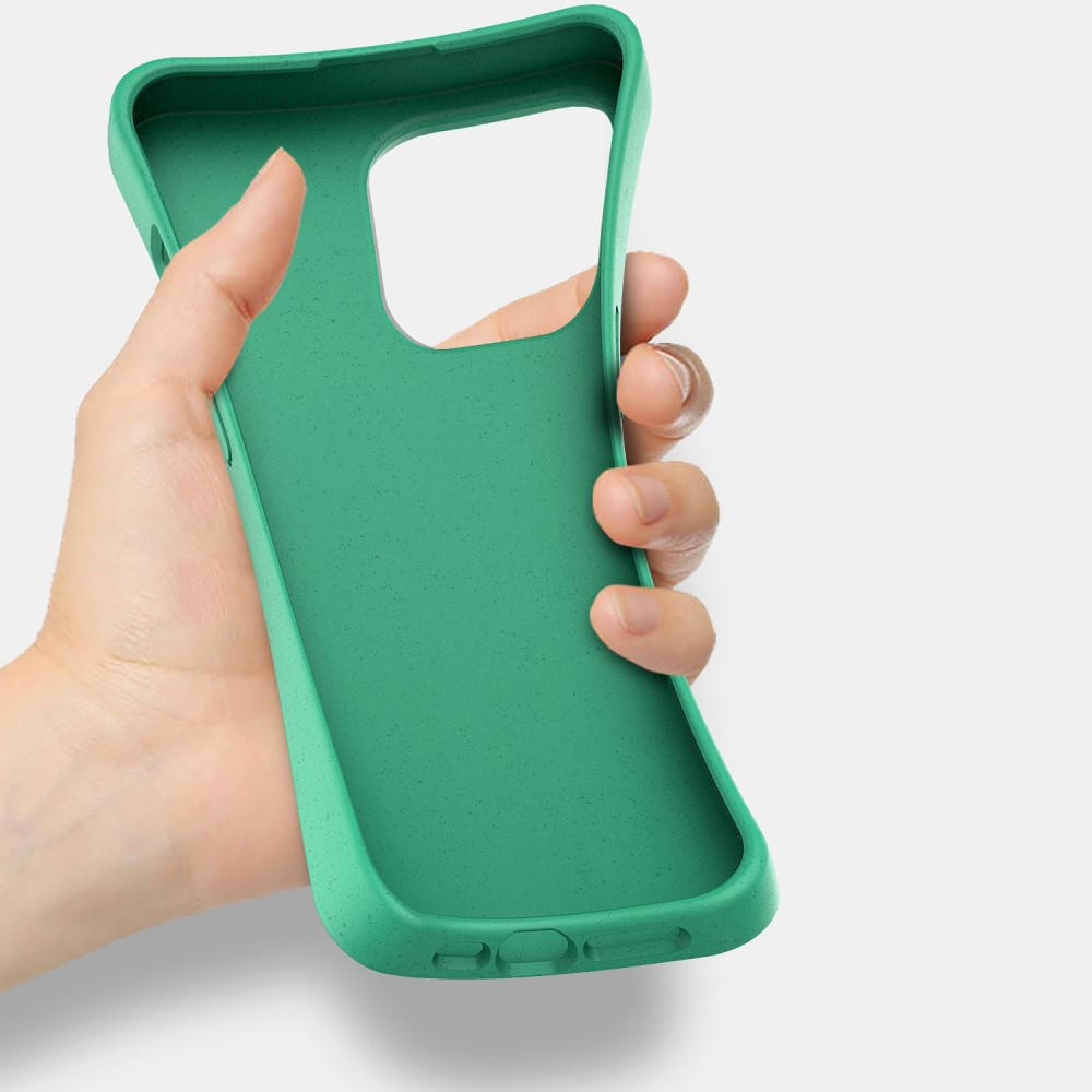 iPhone 16 Pro Max Bio Gummi Schutzhülle Eco Friendly Nachhaltig Kompostierbar - Schwarz