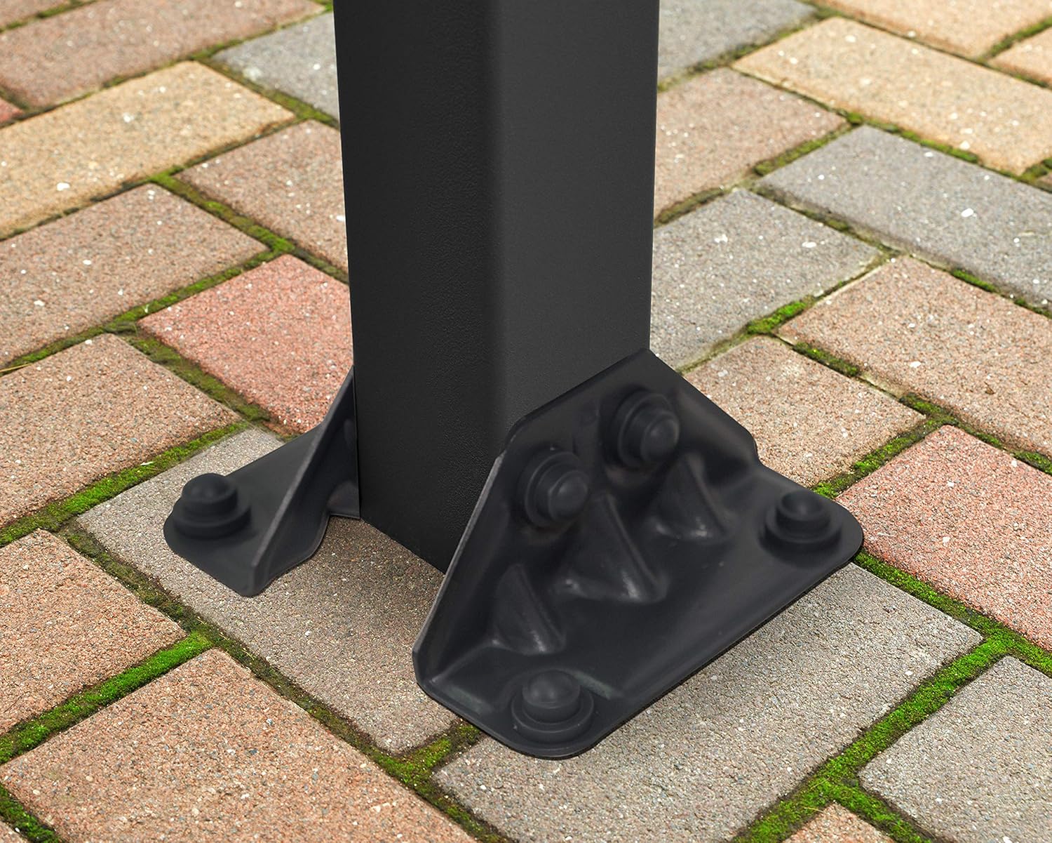 Canopia by Palram Terrassenüberdachung Alu Olympia 3X5.46 Polycarbonat Hohlkammerplatten Pergola 546 x 295 cm Grau zur Überdachung ihrer Terrasse