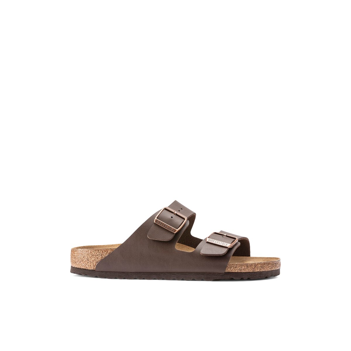 BIRKENSTOCK-Arizona_soft-Sandales à glissière - Talon plat - Marron Foncé