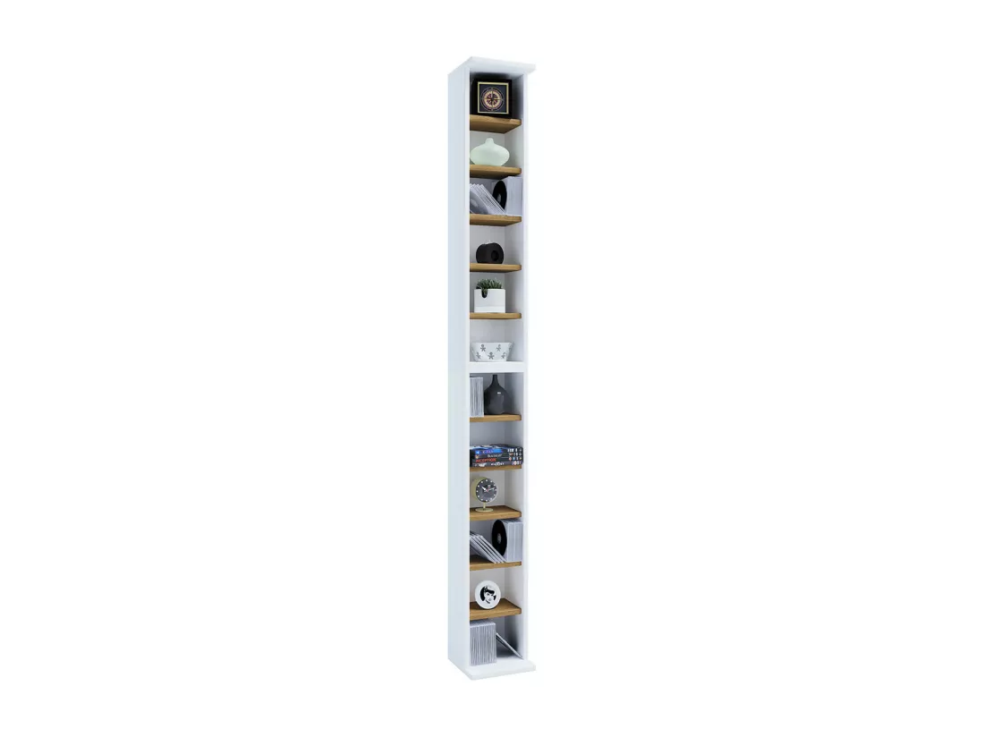 Bois CD DVD Stand Deko Étagère Bigol