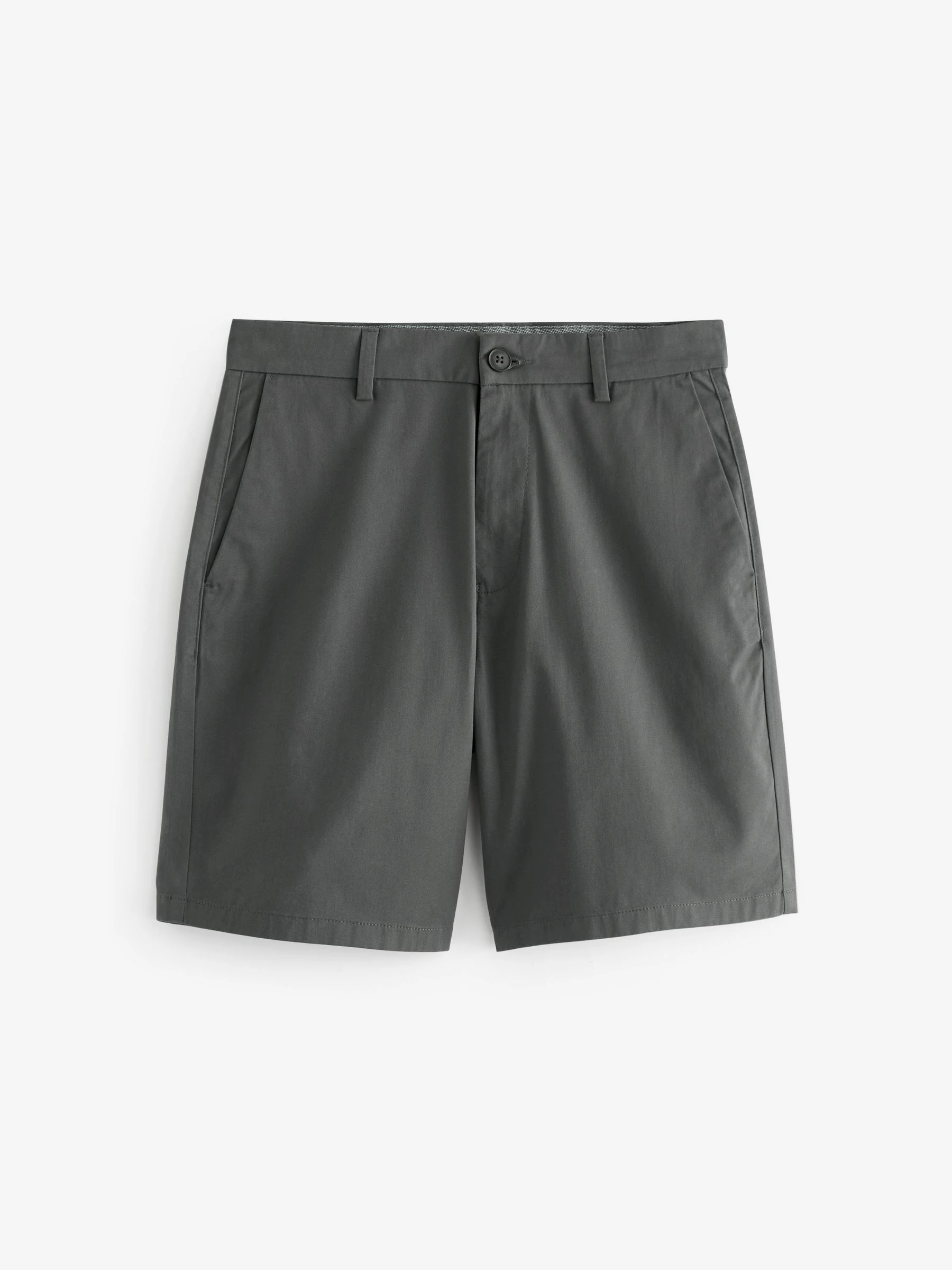 Antraciet - Relaxed fit - Chinoshort met stretch