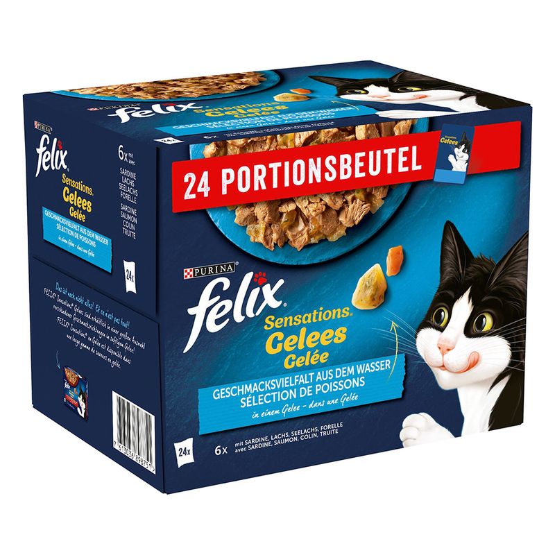 Felix Sensations en gelée 24 x 85 g à prix discount sur bitiba.fr