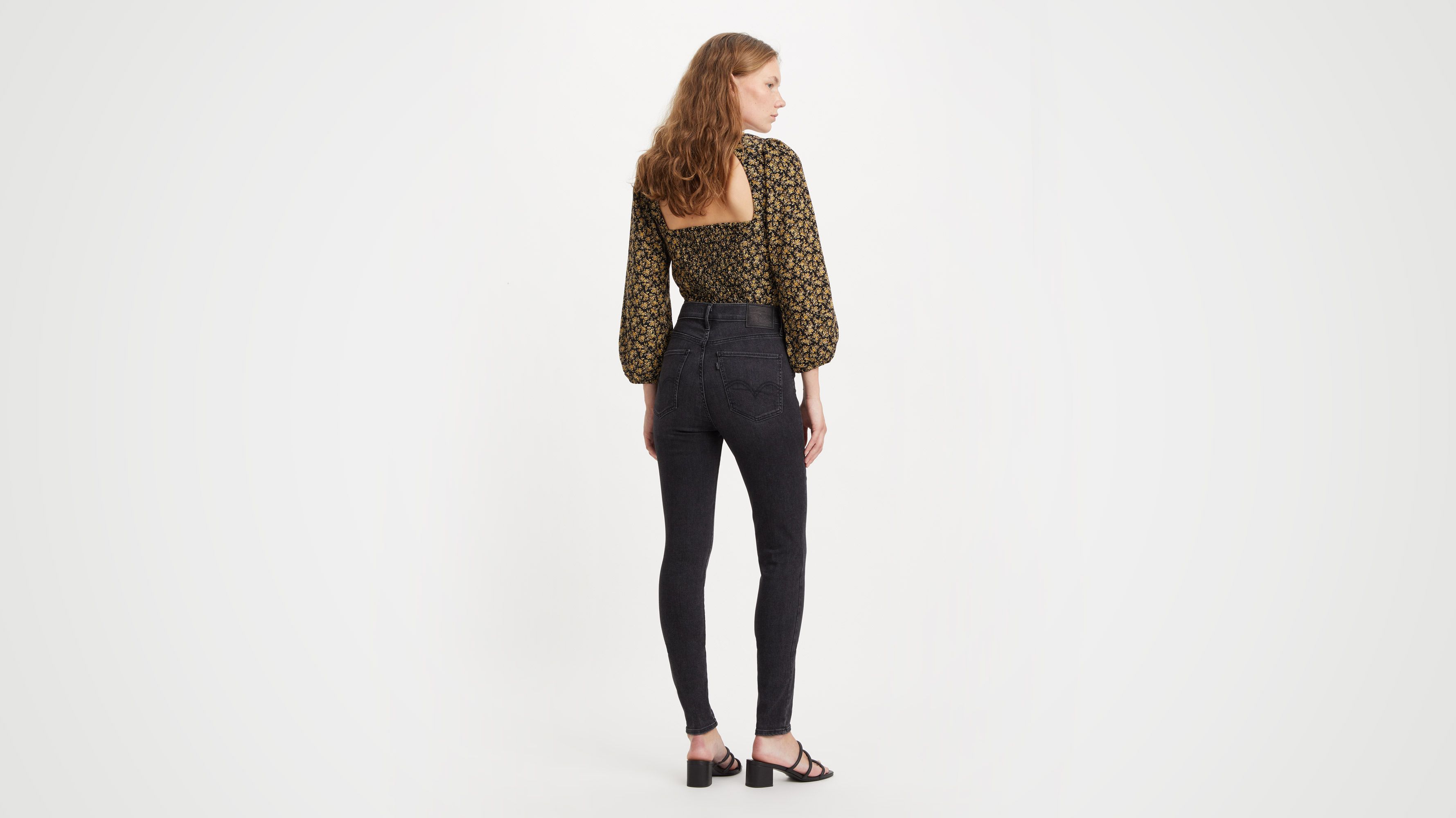 Jean Mile High Super Skinny - Black Ground - Noir