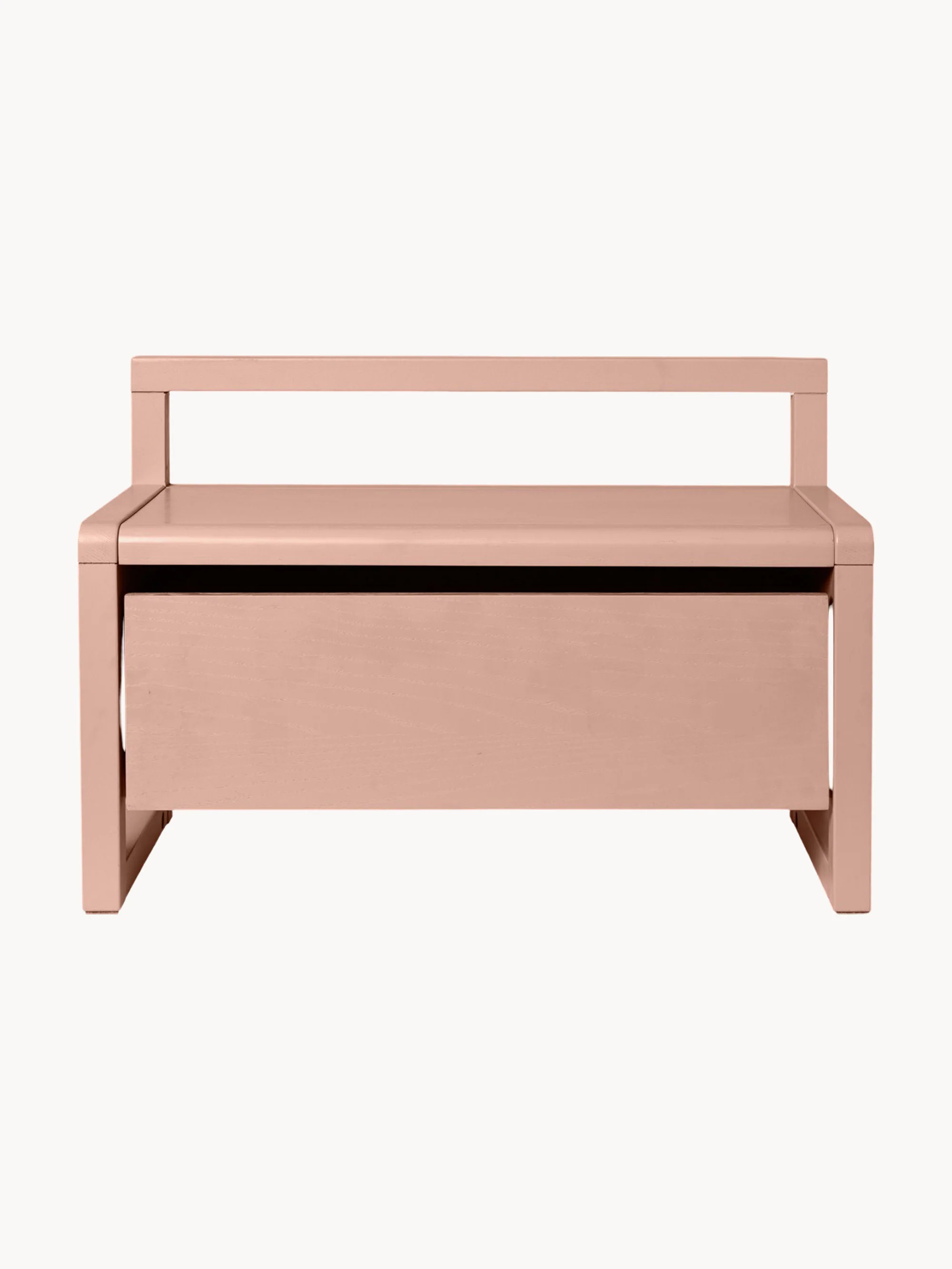 Houten kinderbankje Little Architect met opbergruimte