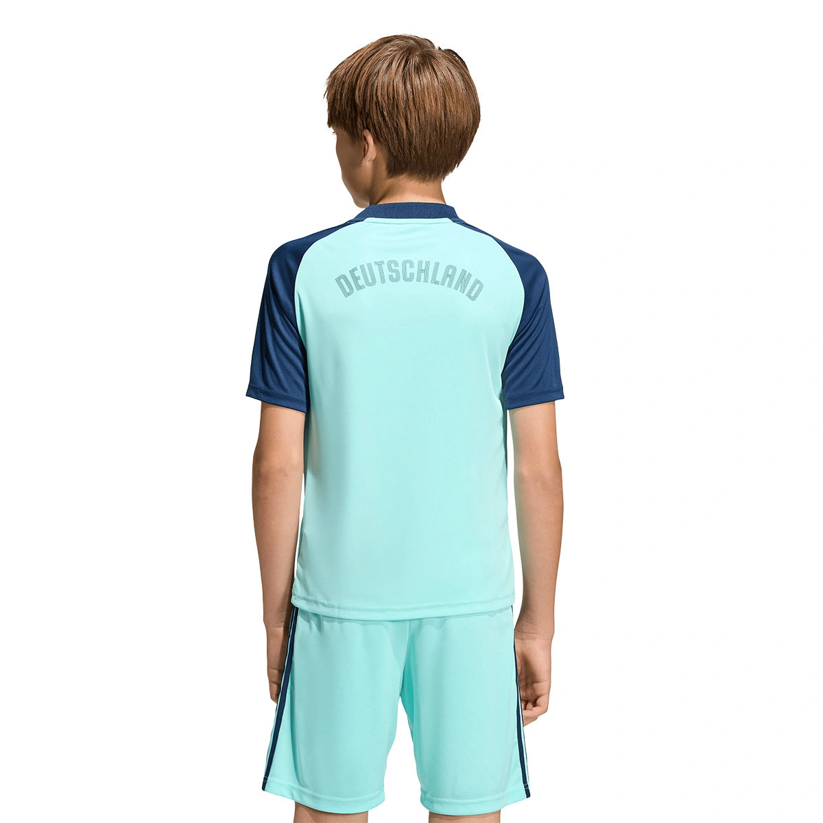 T-Shirt adidas Alemanha Pre-Match Away Mundial 2026 Criança