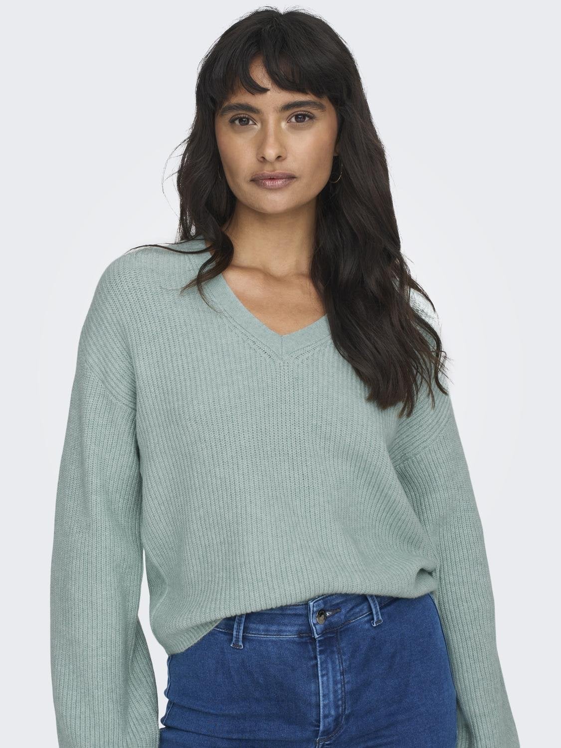 ONLKATIA Strickpullover Harbor Gray