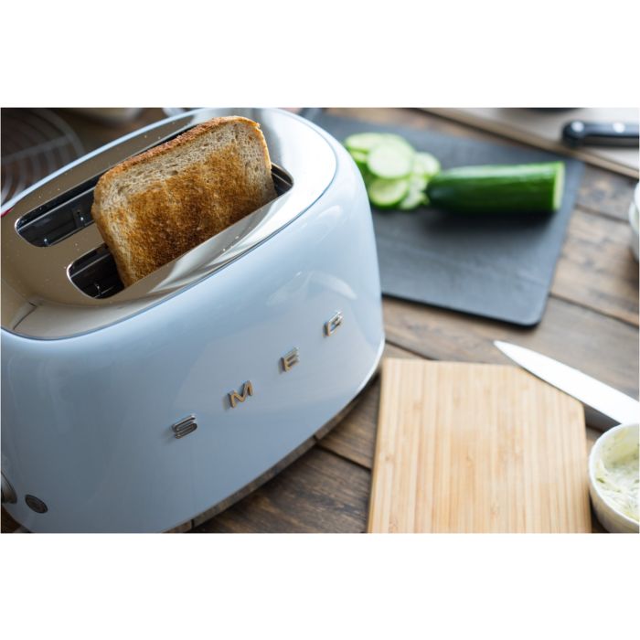 SMEG Toaster 2-Schlitz 50's Retro Style TSF01PBEU Pastellblau