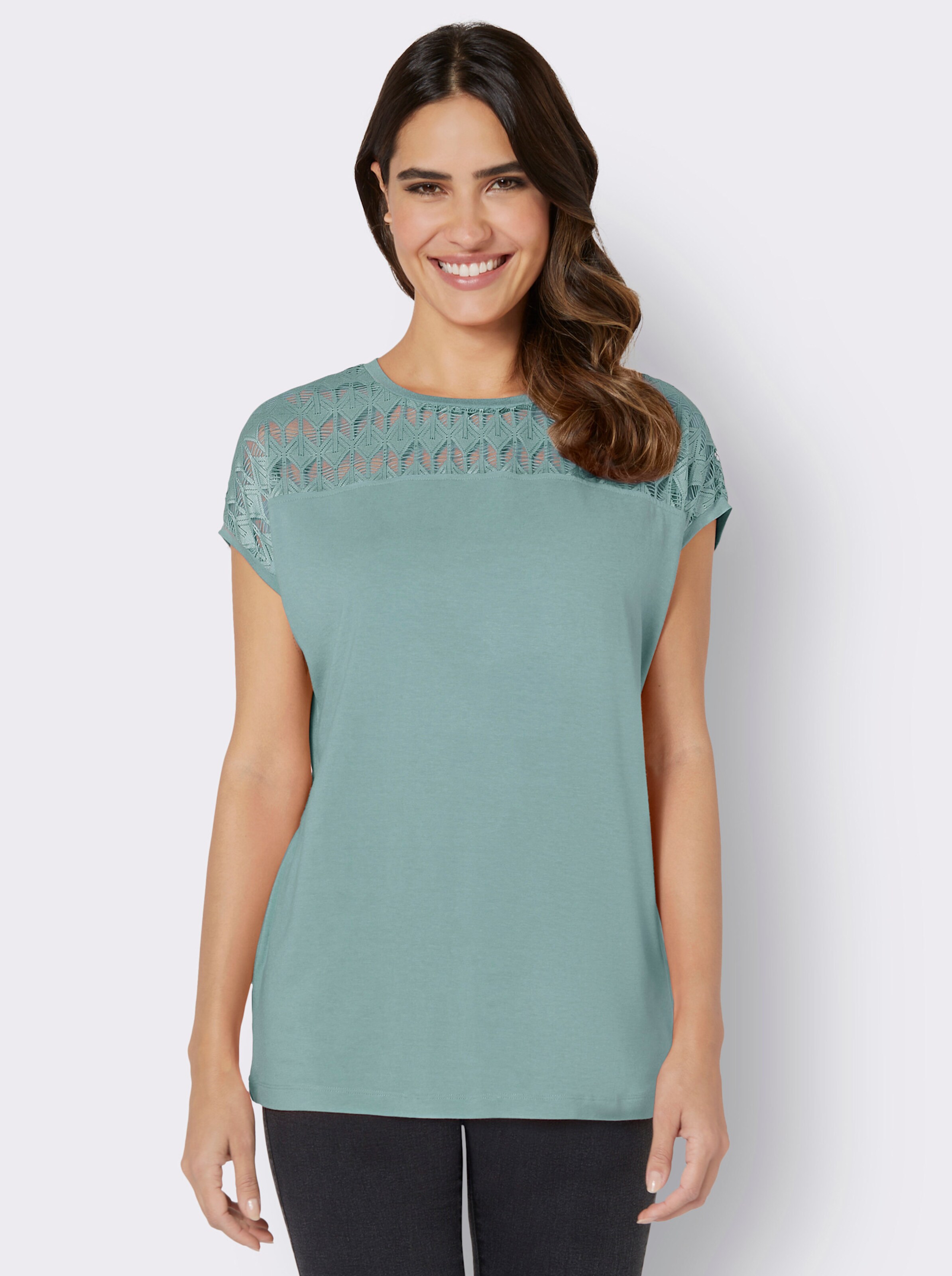 Rundhals-Shirt