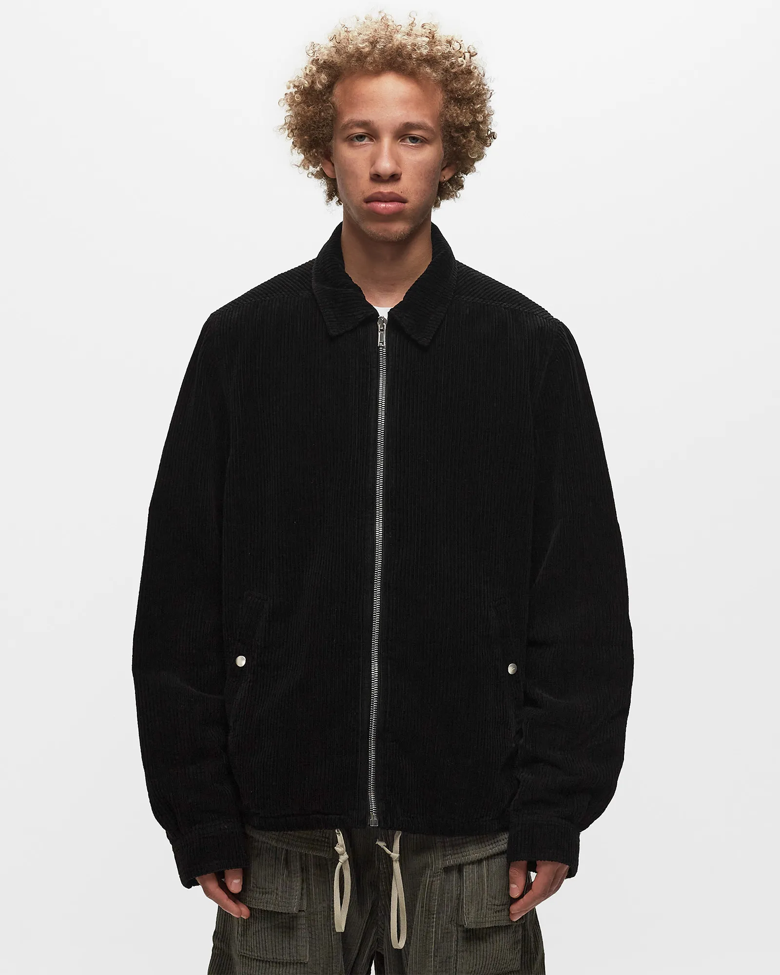 Rick Owens DRKSHDW WOVEN PADDED JACKET - ZIPFRONT JKT