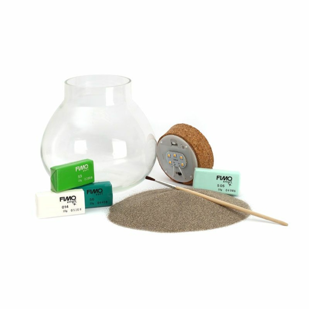 Coffret pâte polymère - terrarium