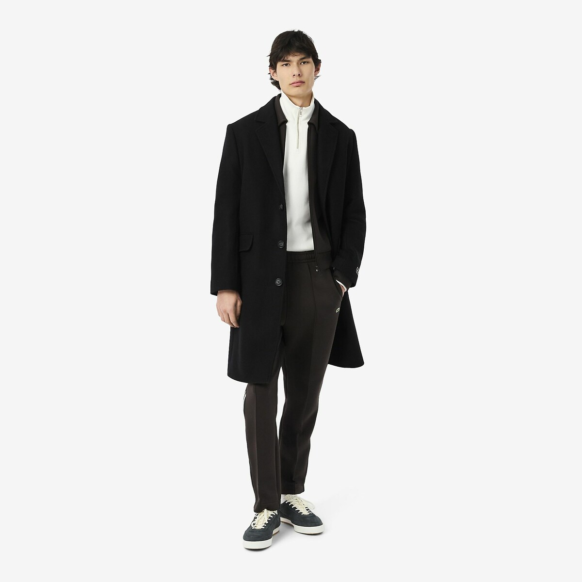 LACOSTE<br>Suéter com gola e zíper Lacoste Sport