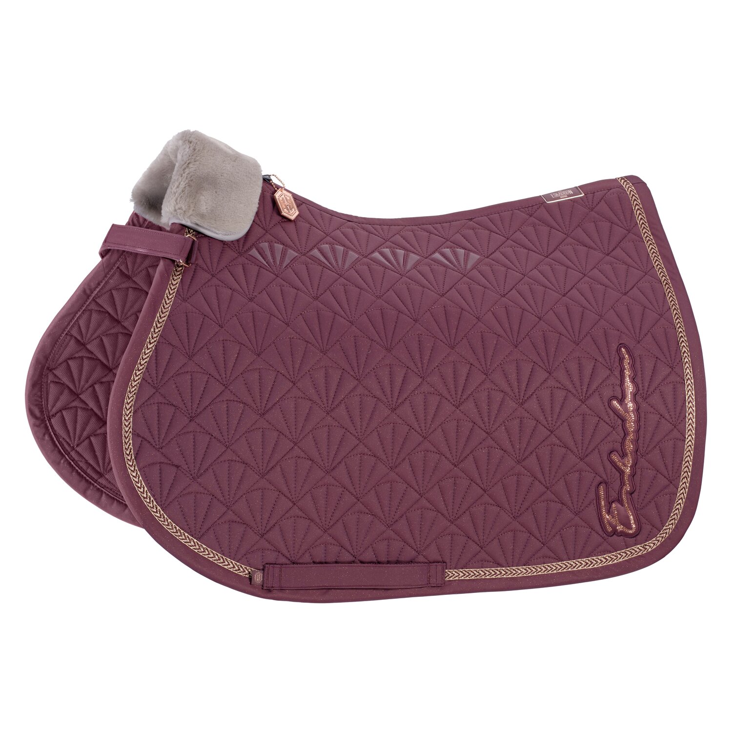ESKADRON Heritage Schabracke Sparkle Peacock - cassis