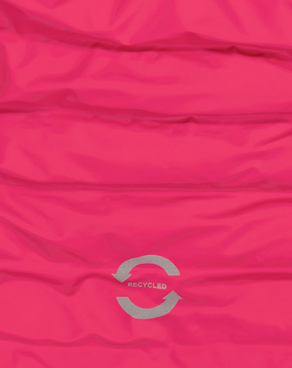 Steppmantel FLUFF LONG in fuchsia red