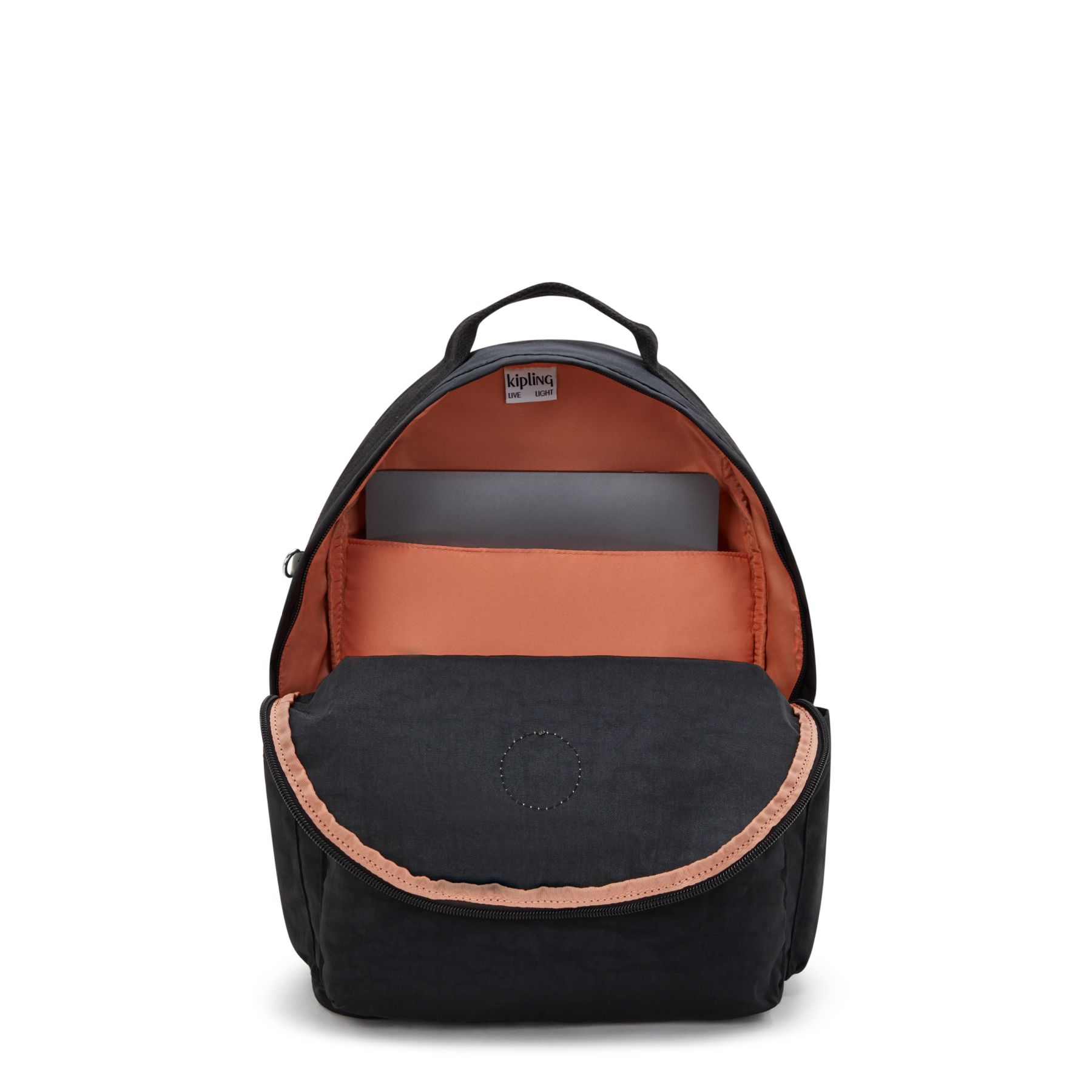 DAMIEN M Grand sac à dos avec bretelles rembourrées - Jazzy Black Block