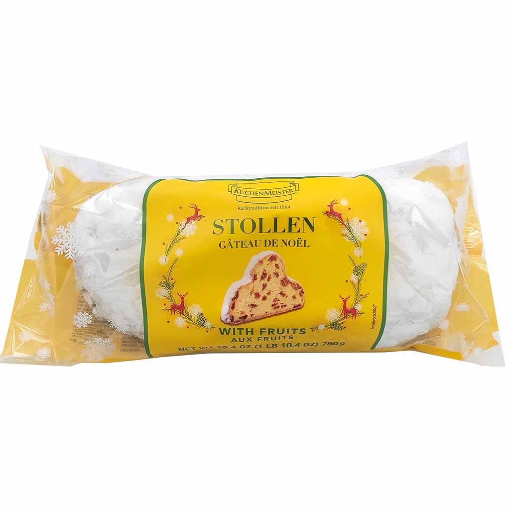 Kuchenmeister Stollen mit Früchten 750g MHD:20.2.25