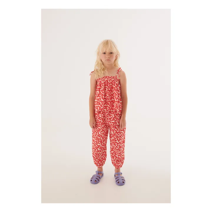 Letter To The World Top Como Coton Bio | Rouge