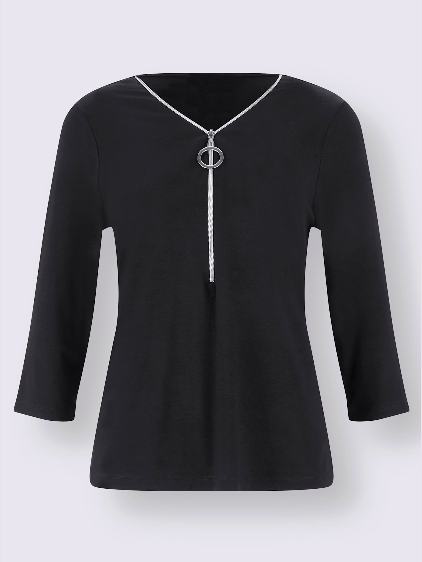 T-shirt à manches 3/4 95% viscose