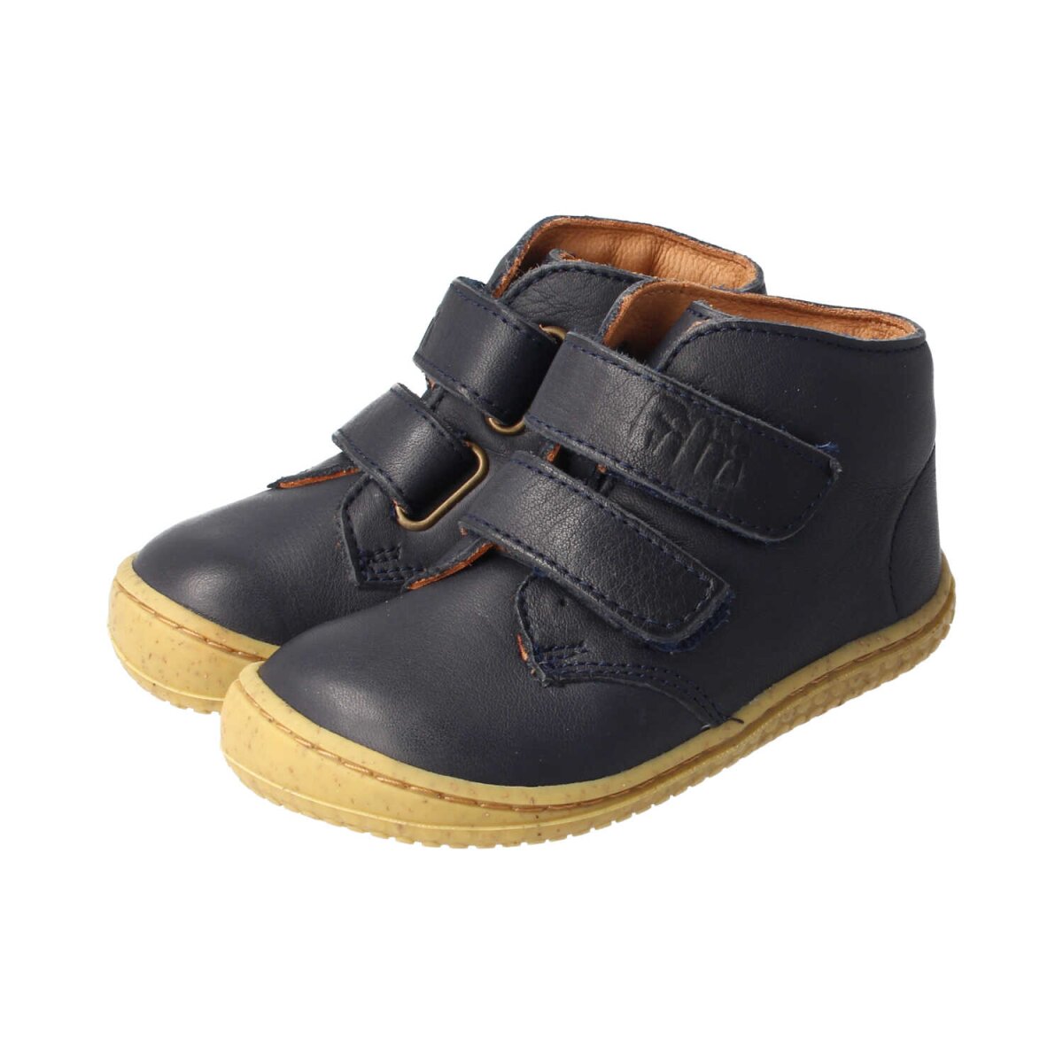 B3212-2 navy SOFT-FEET BIO-nappa leather velcro Weite/M