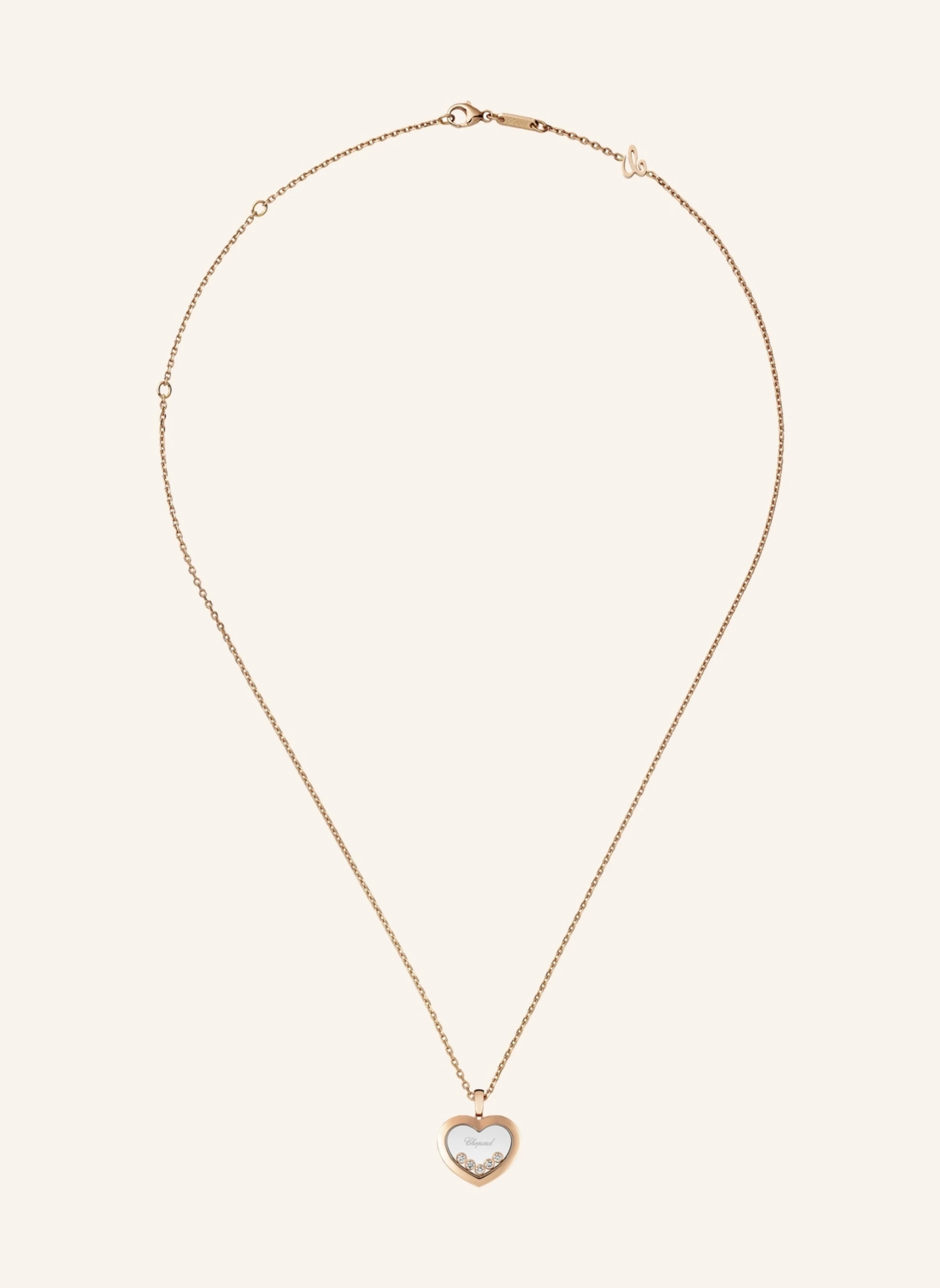 Chopard Anhänger HAPPY DIAMONDS ICONS Anhänger aus 18 Karat Roségold und Diamanten