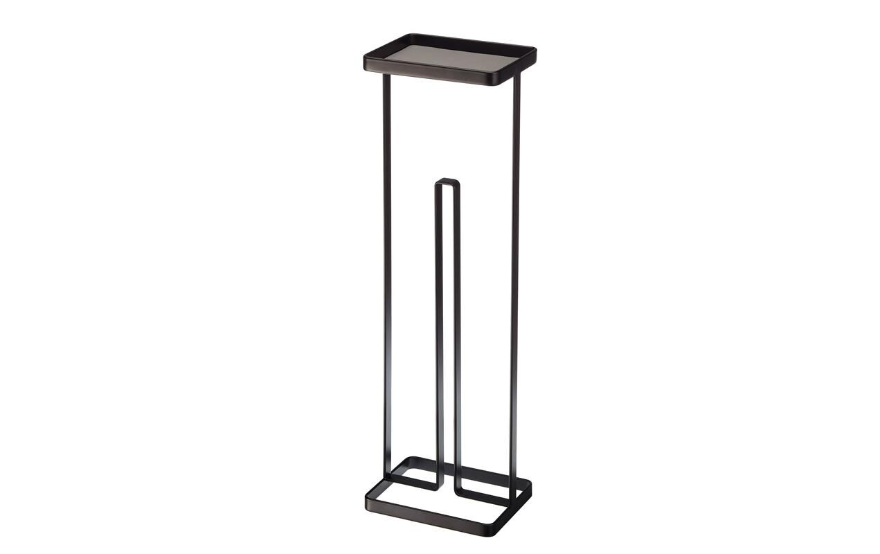 Toilettenpapierhalter Tower SchwarzToilettenpapierständer aus Metall