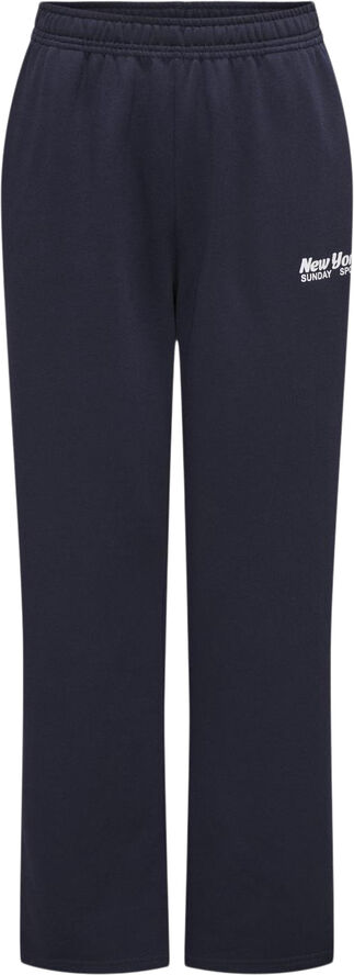 ONLY ONLDAZE STRAIGHT PRINT PANT SWT Night sky/new york