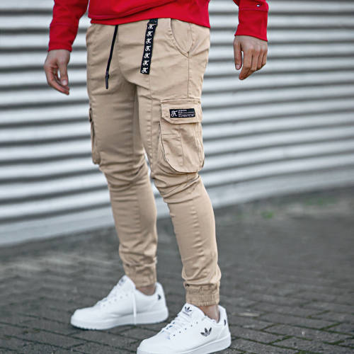 Pantalon Cargo 828 Beige