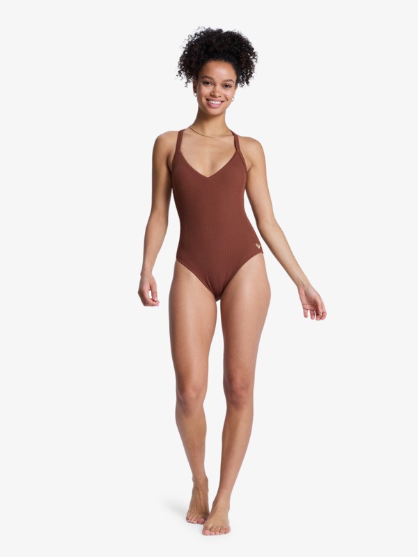 Roxy Sunshine One-Piece Maillot de bain une pièce Marron Femme