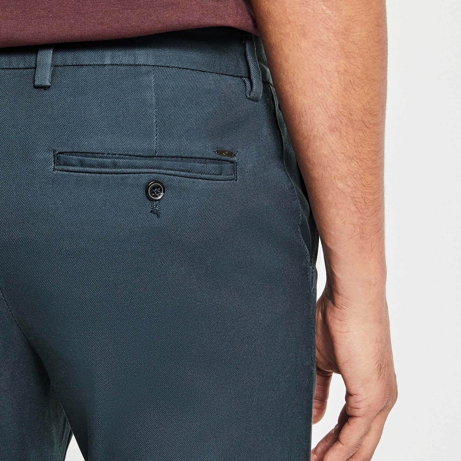 Pantalon chino slim urbain 'le parfait by JULES' Bleu