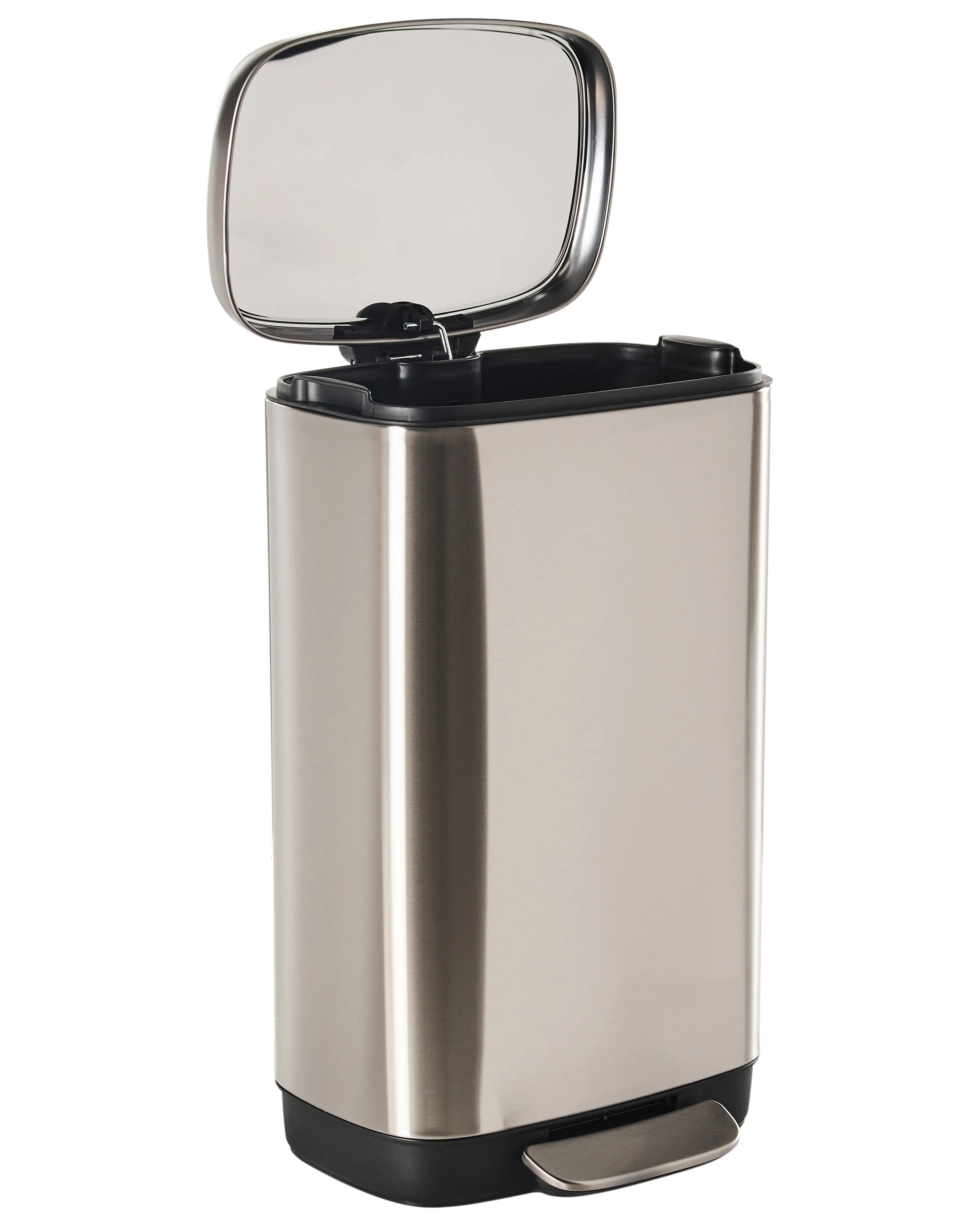 Prullenbak 30 L ECOCOLLECT Metaal Zilver