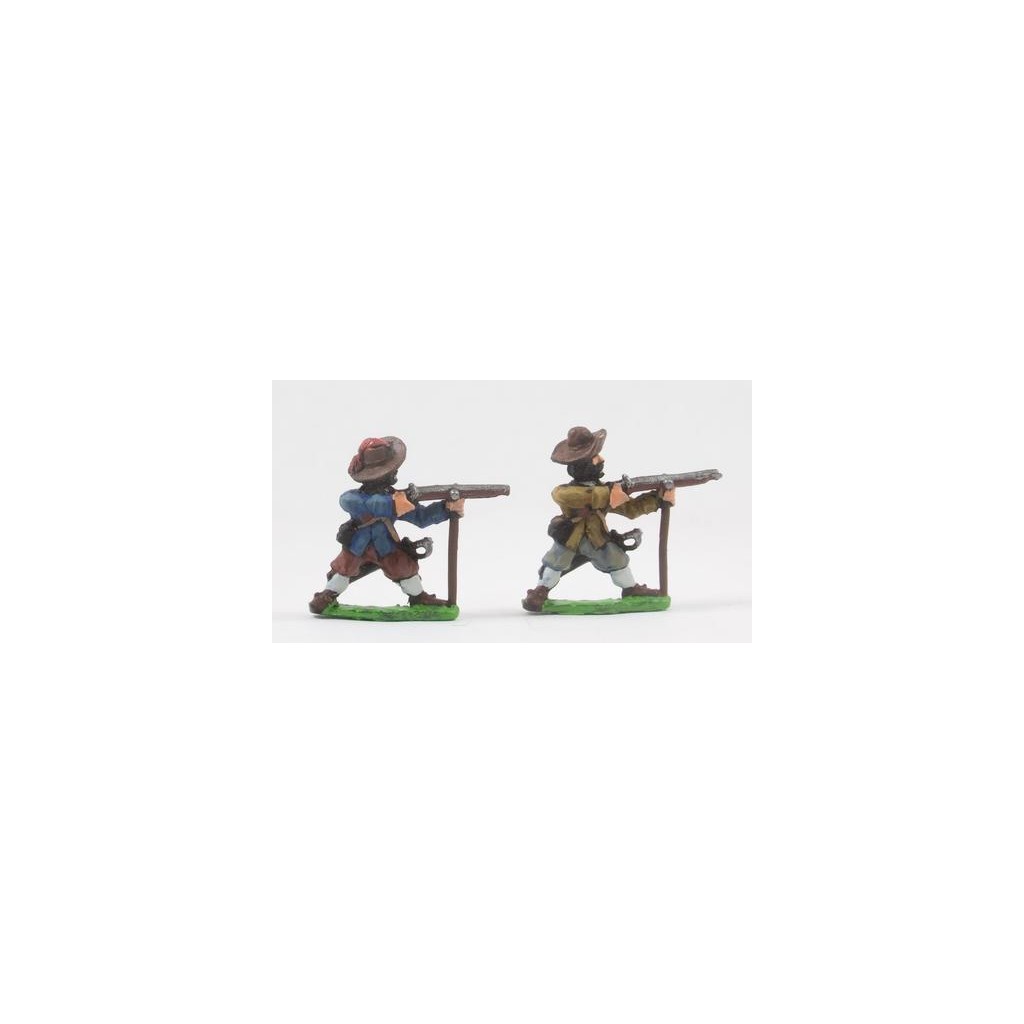 Guerre Civile Anglaise : Mousquetaires en Position de Tir 4