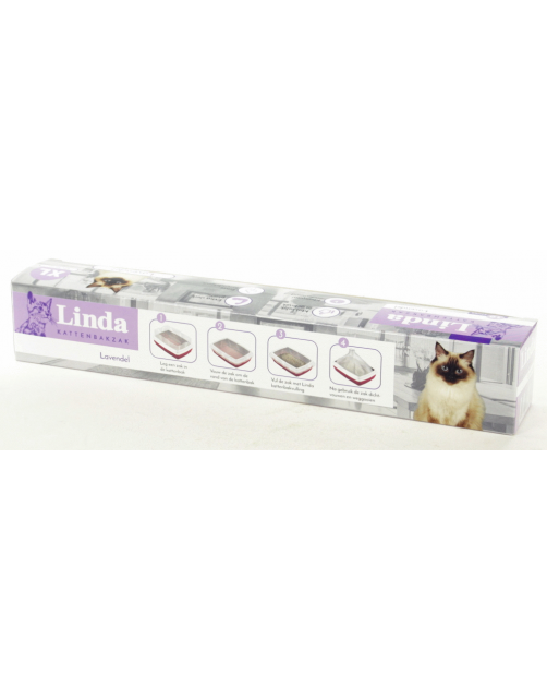 Linda Kattenbakzak Lavendel - Kattenbakaccessoires