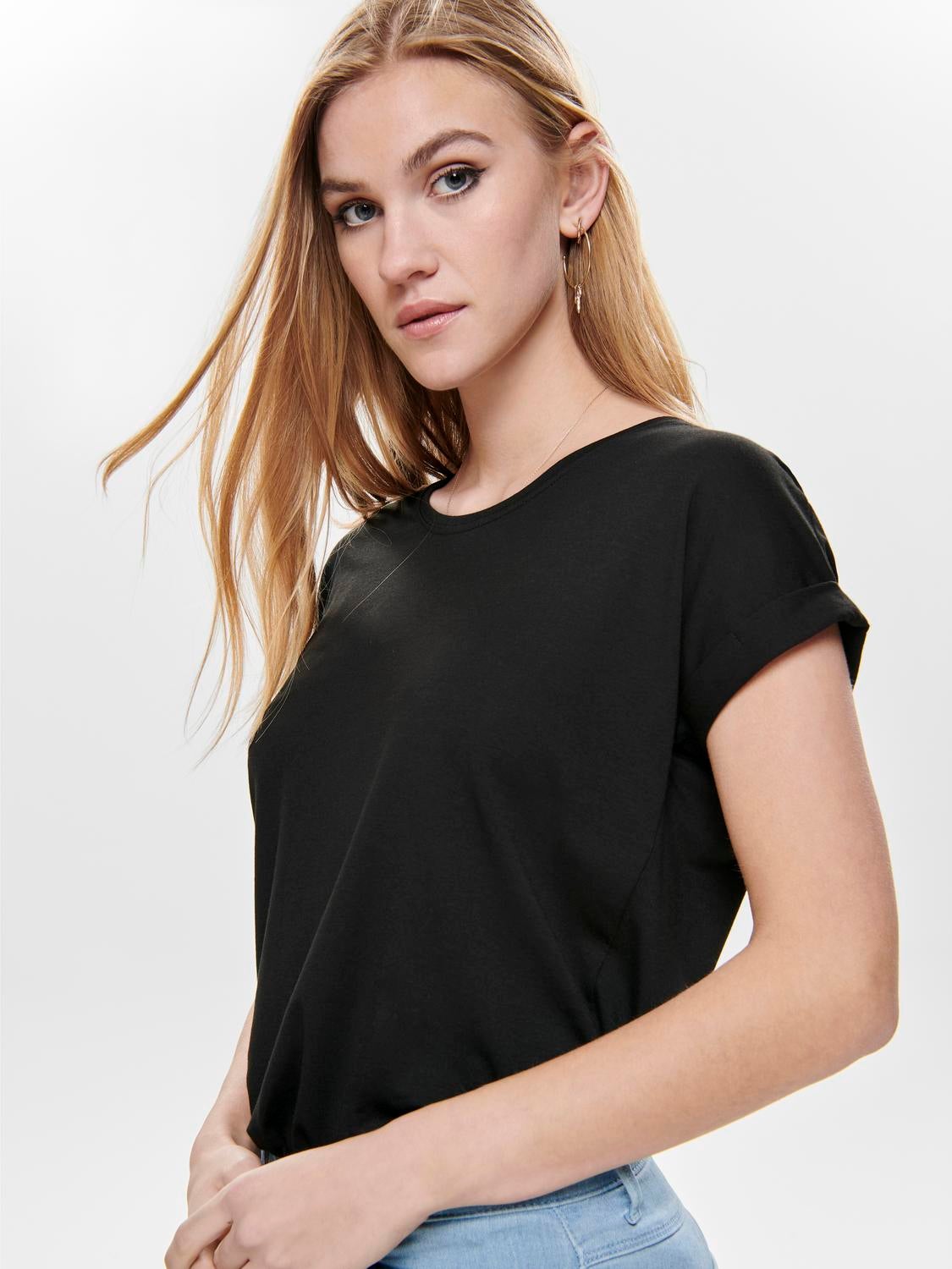 ONLMOSTER Top Black