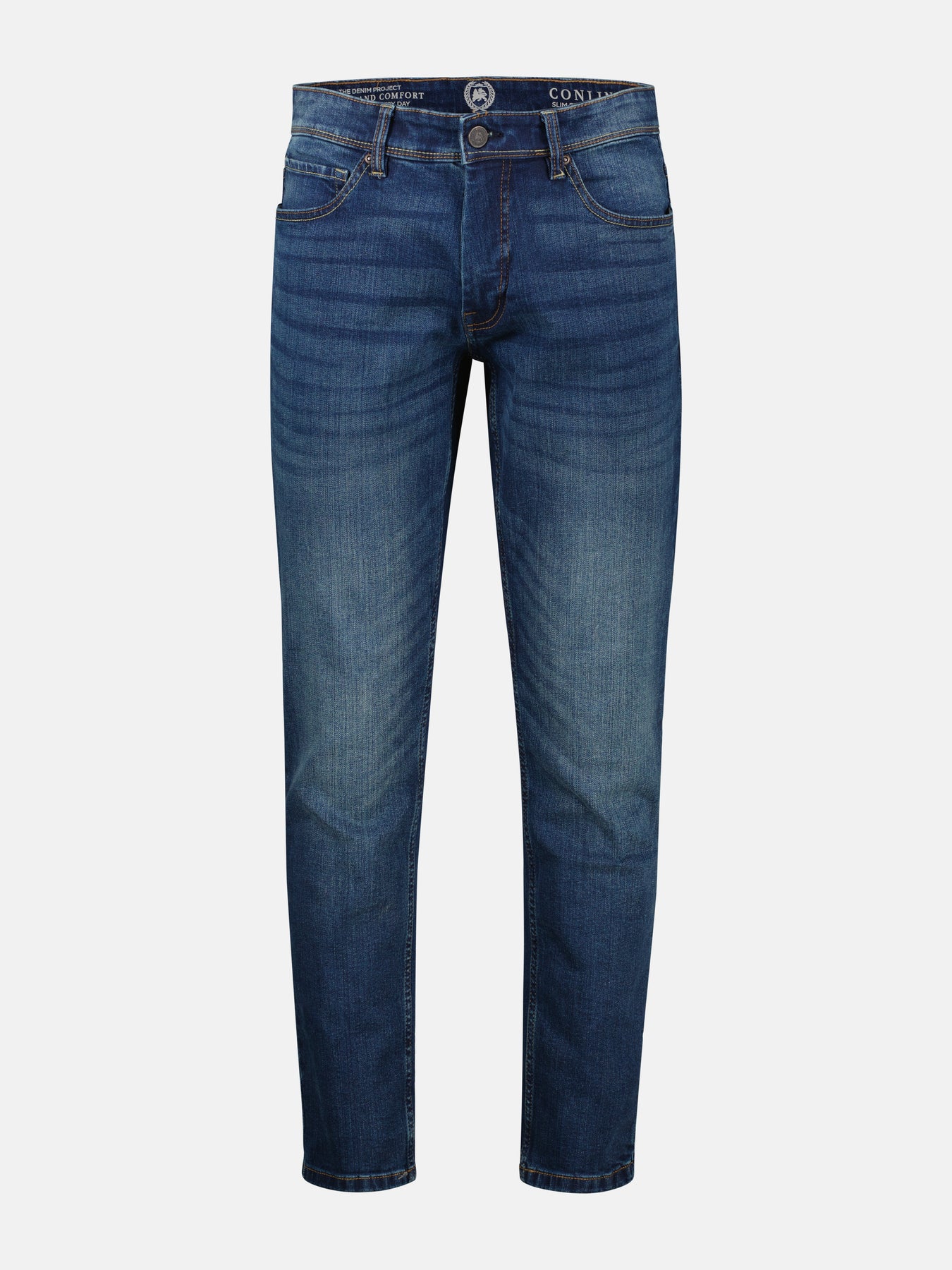 CONLIN 5-Pocket Stretch-Denim, SLIM FIT, unifarben