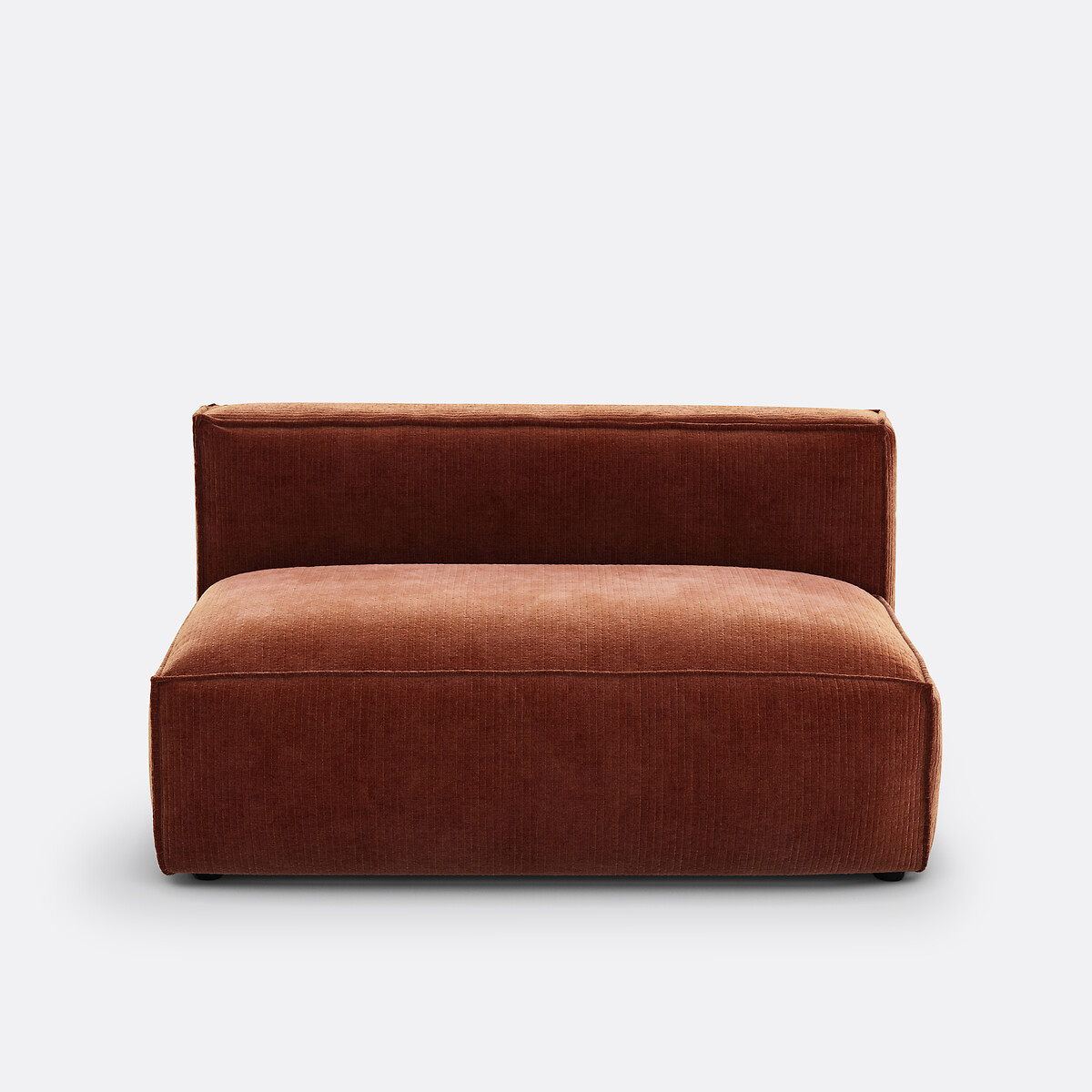 LA REDOUTE INTERIEURS<br>Sofá modular em veludo vintage canelado, Seven