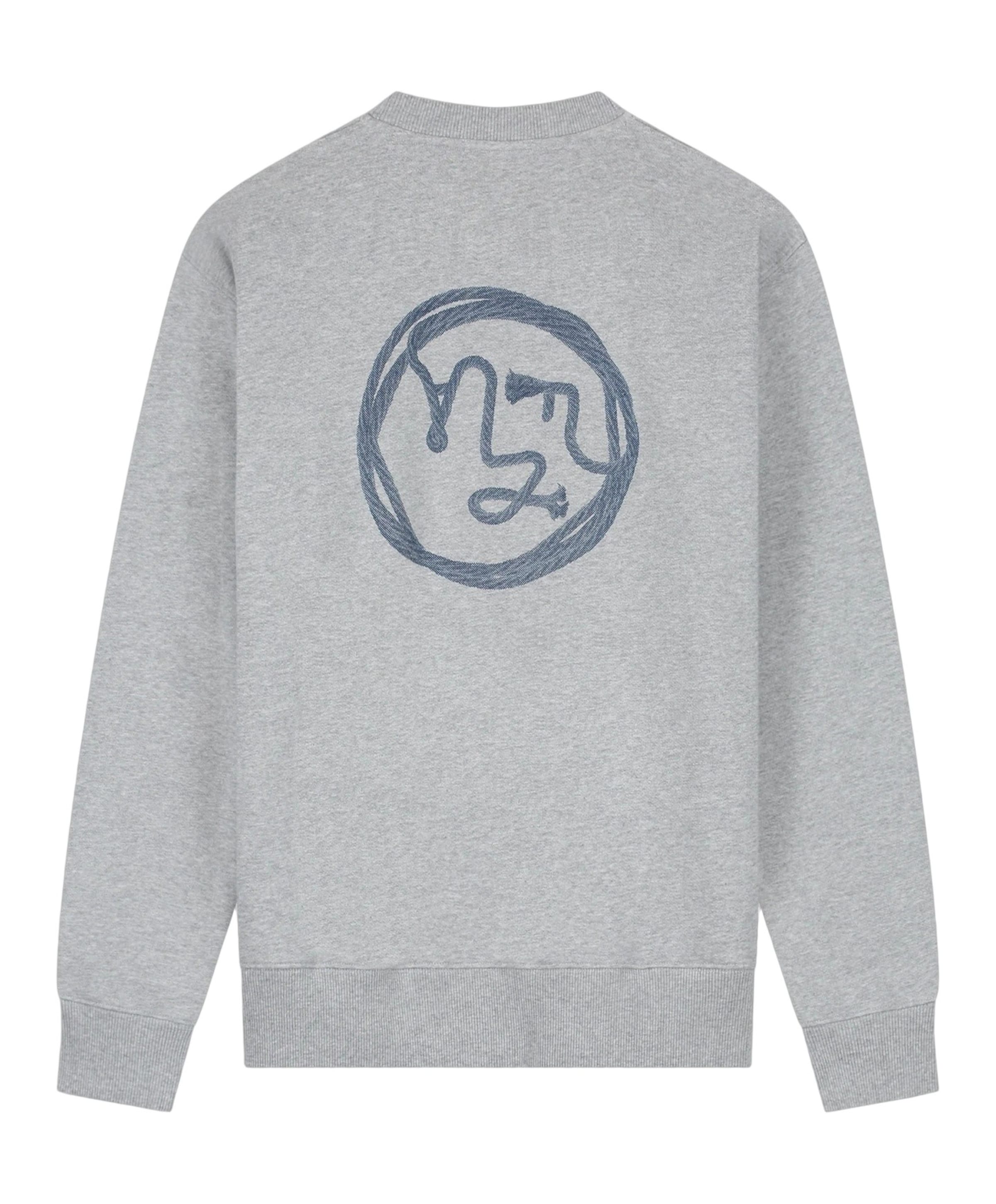 Olaf Heren sweater grijs