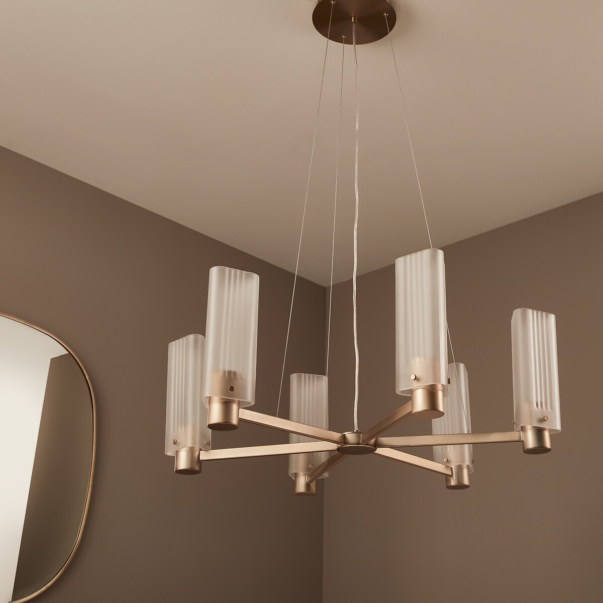 AM.PM<br>Luminária pendente em vidro/metal, design Strozzi E.Gallina