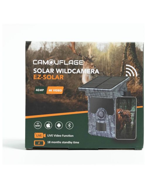 Camouflage Ez-Solar - Wildlife camera - 14x10.9x 9 cm Groen Camouflage