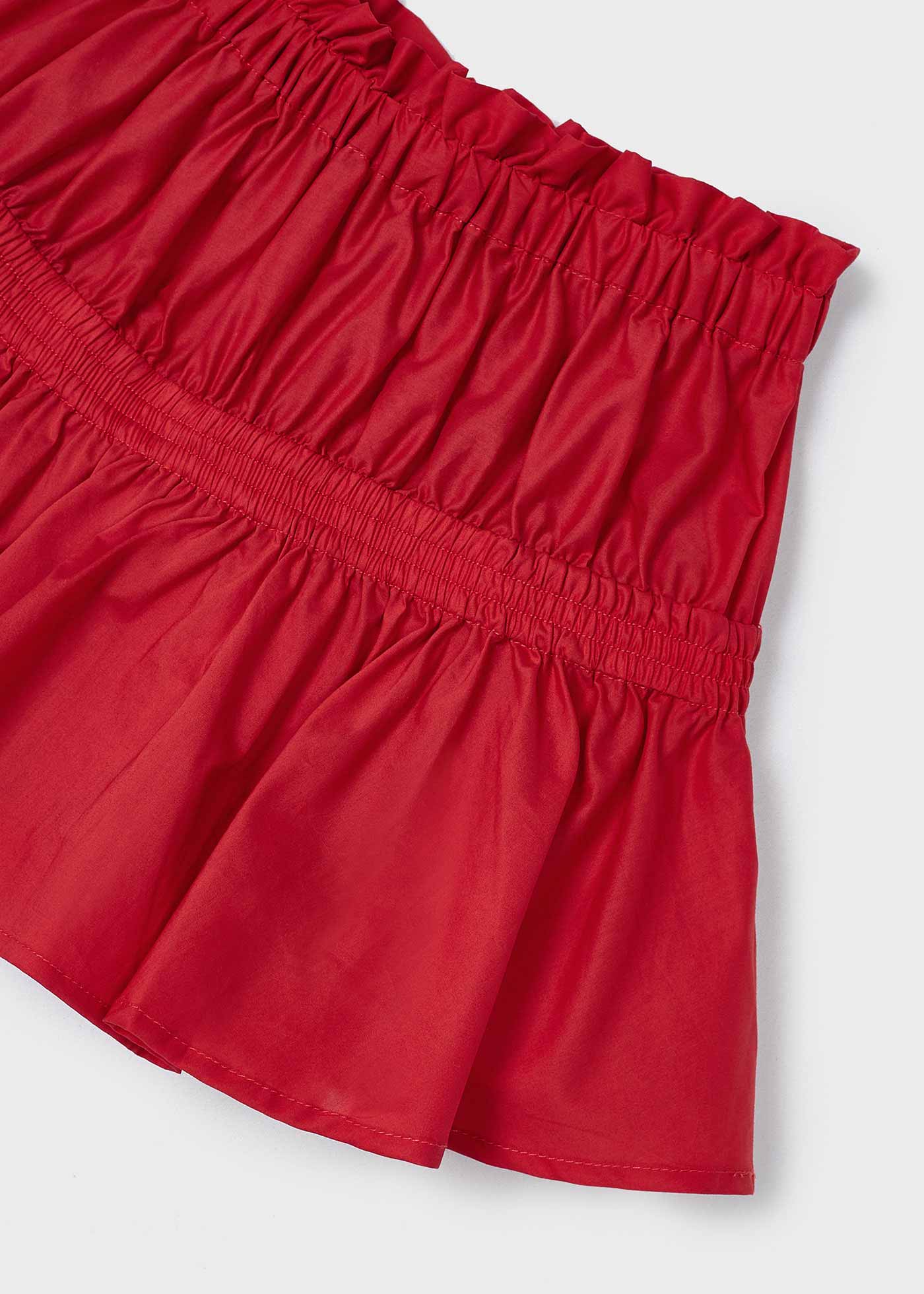 Saia de popeline para meninas