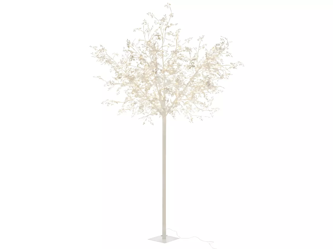 Arbre lumineux branche et feuilles pailletées led 250cm