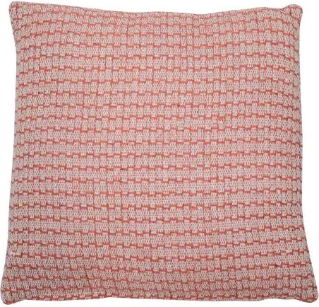 Linen & More sierkussen River rood 45 x 45 cm