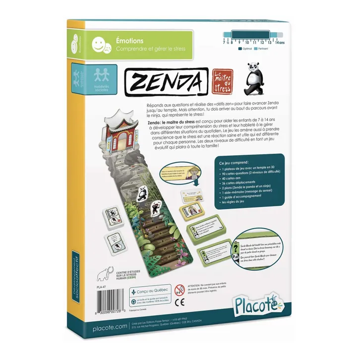 Placote Zenda - Le maitre du stress