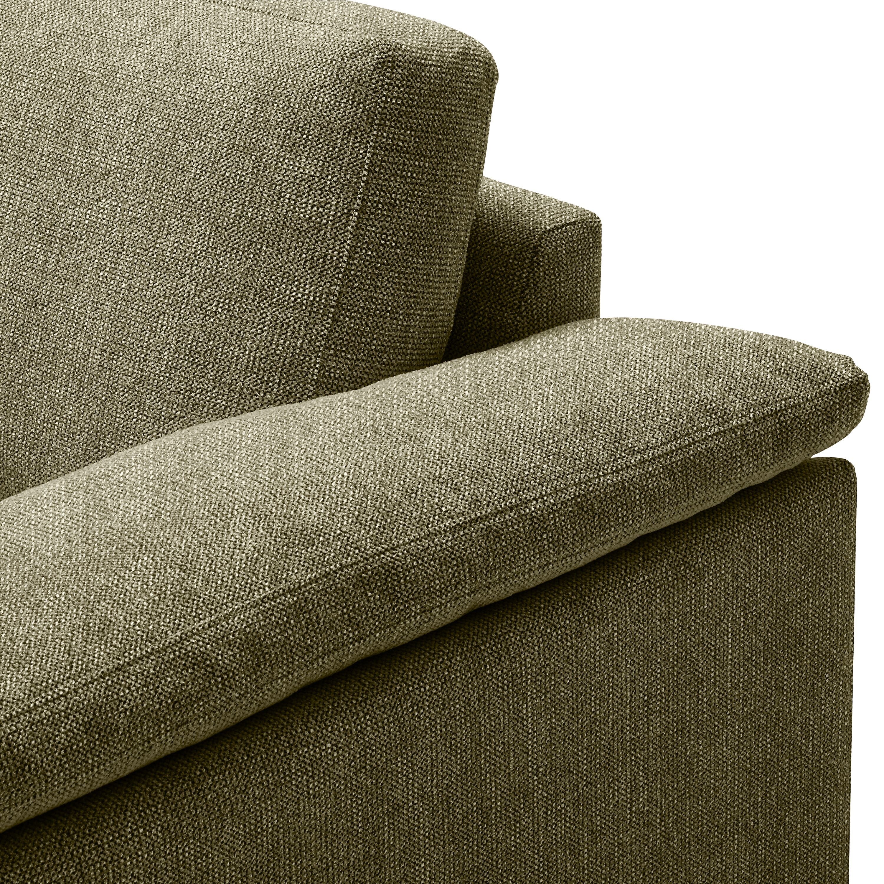 DIENER Ecksofa - Grün / B: 277.0 cm x T: 225.0 cm x H: 81.0 cm