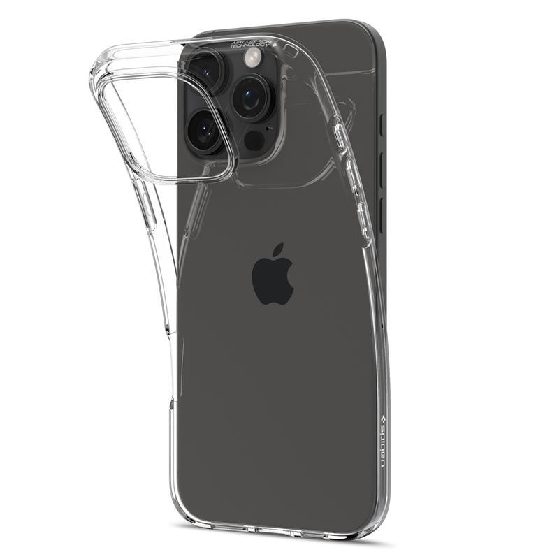 iPhone 16 Pro Liquid Crystal Case Gummi Hülle (ACS08112) - Crystal Clear (Transparent)