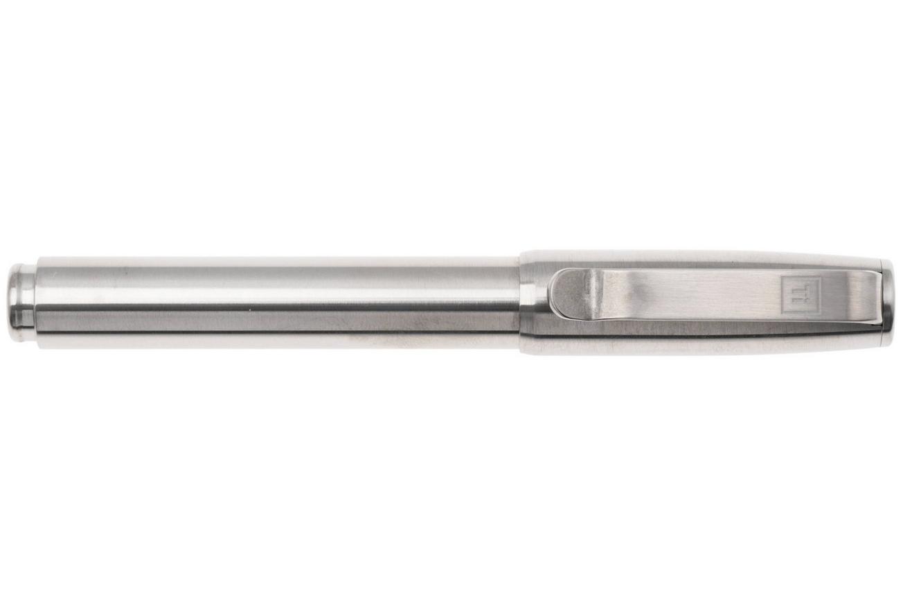 Big Idea Design Base Line Capped Pen BS-CA-RW Raw Titanium, everyday carry pen