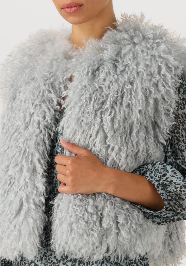lichtblauwe luisa cerano gilet 428440/3766