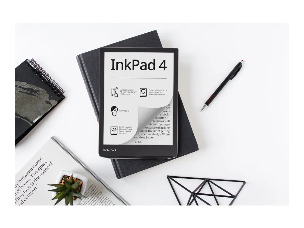 PocketBook InkPad 4 - eBook læser - Linux 3.10.65 - 32 GB - 7.8