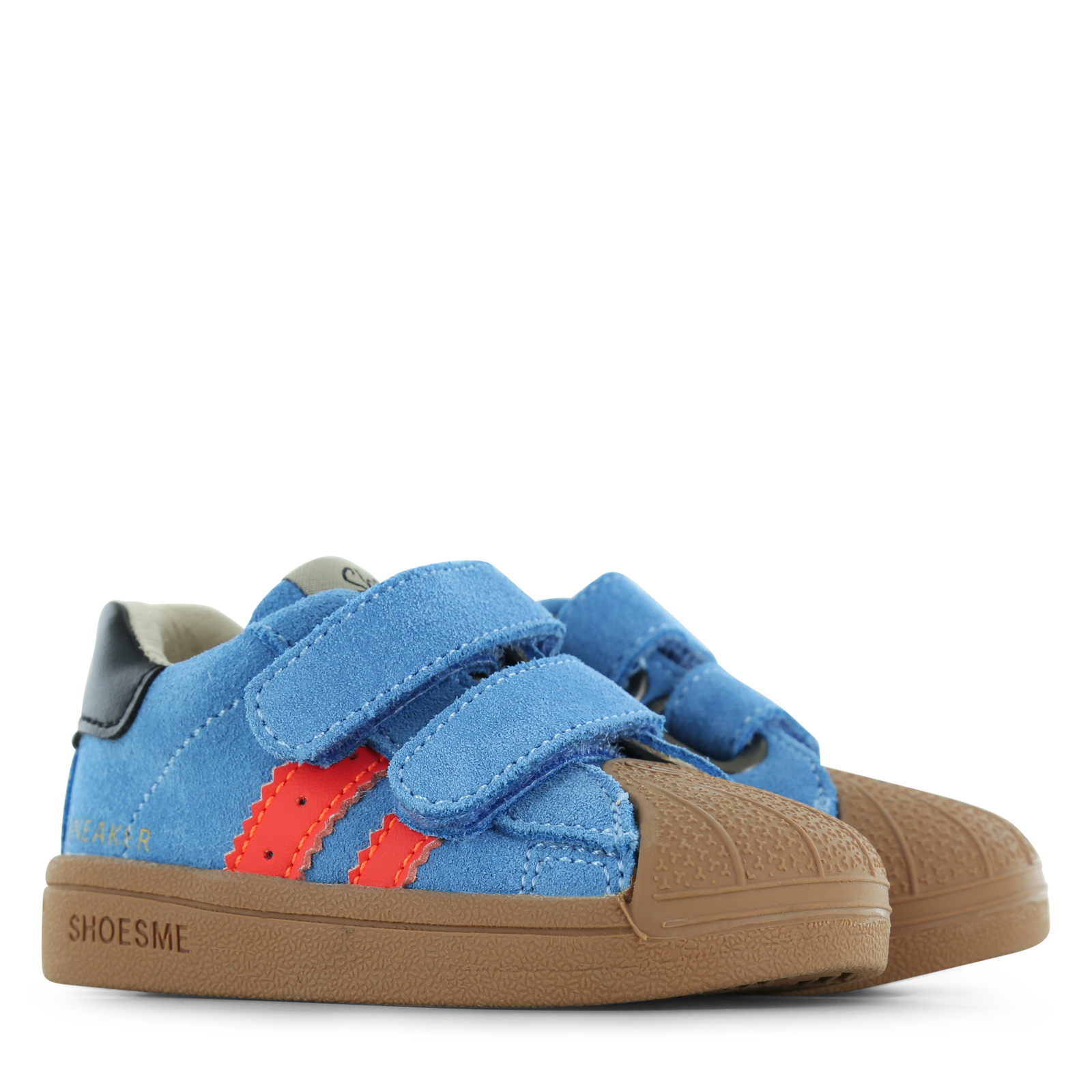 Shoesme blauw sneakertje Microfiber leer, Suède | Jongens schoenen