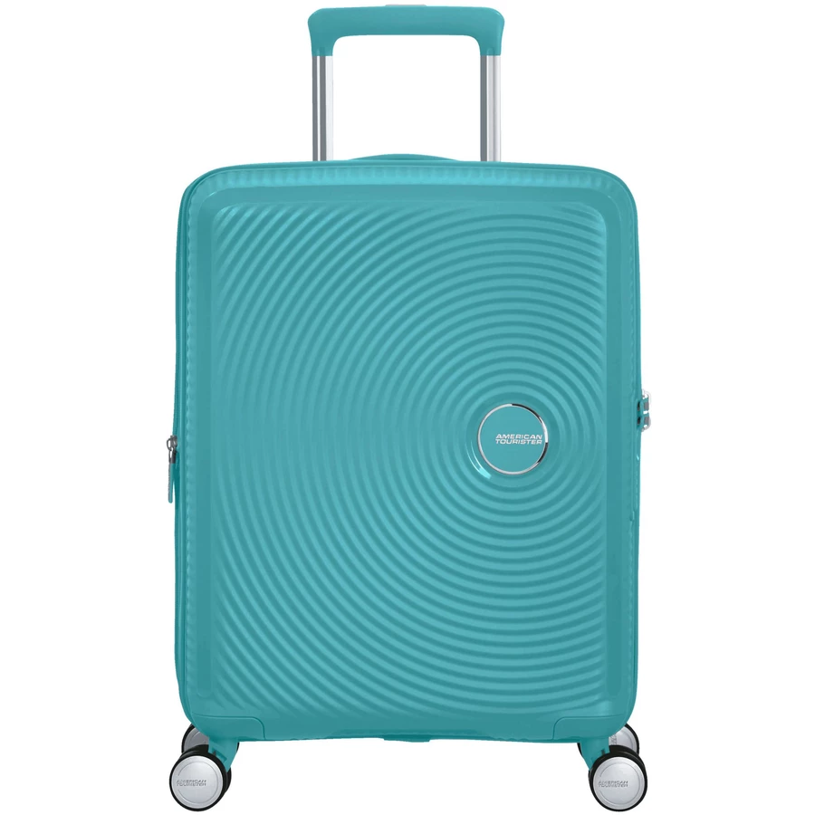 American Tourister Soundbox - 4-Rollen-Kabinentrolley S 55 cm erw. turquoise