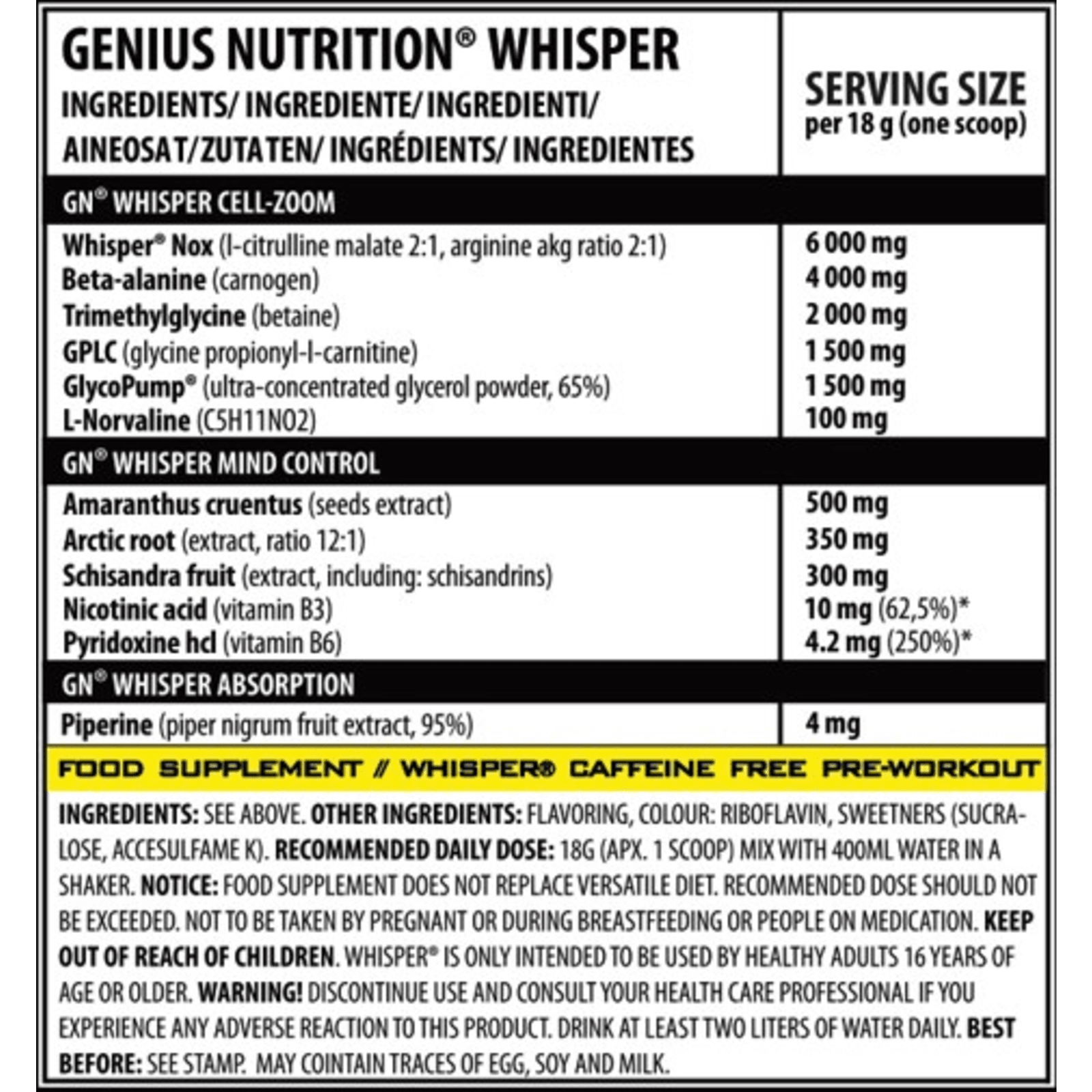 Whisper (400g)