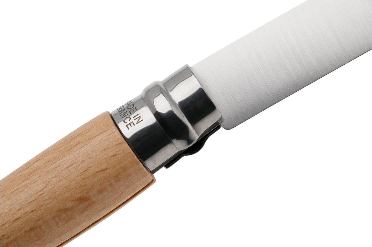 Opinel No. 07 My First Opinel 002400 Beech Wood, kinderzakmes met riemfoedraal